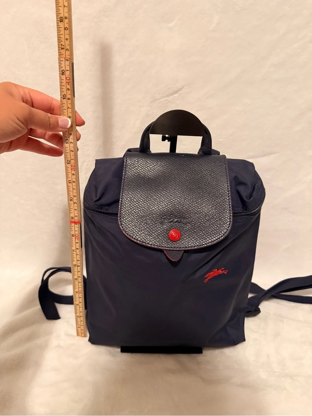 Longchamp Le Pliage Club Backpack in Navy Blue